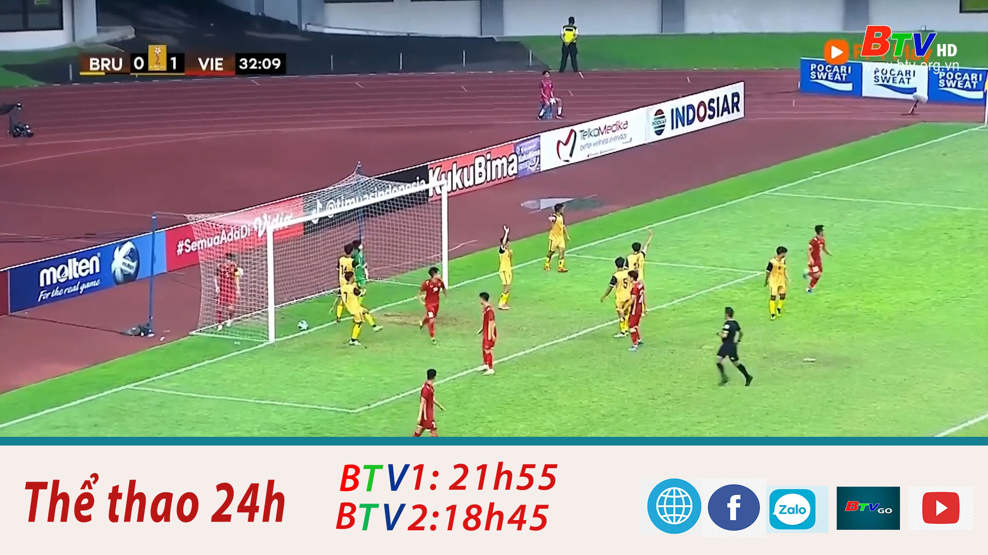 Giải U19 Đông Nam Á 2022: U19 Việt Nam vươn lên đầu Bảng A